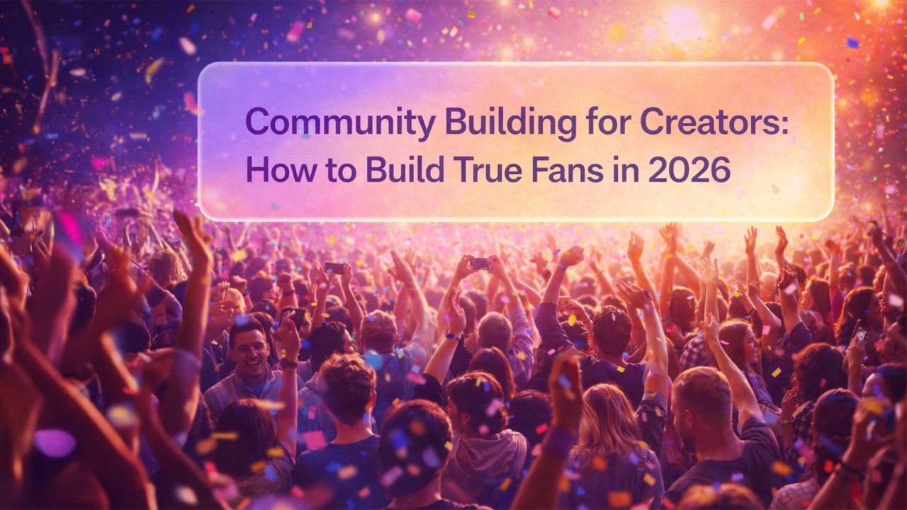 Community building for Creators 2026